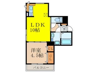 ルリエ江坂の物件間取画像